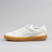 Chaussures Homme Baskets mode Puma Suede Crepe Canvas Blanc
