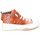 Chaussures Femme Baskets mode Rose Metal damvix Orange