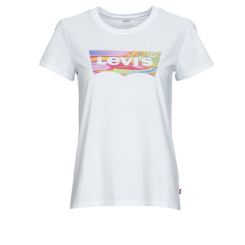 Vêtements Femme T-shirts manches courtes Levi's THE PERFECT TEE THE MARBLING BW FILL BRIGHT WHITE