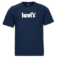 Vêtements Homme T-shirts manches courtes Levi's SS RELAXED FIT TEE POSTER LOGO DRESS BLUES
