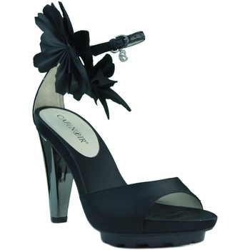 Chaussures Femme Sandales et Nu-pieds Café Noir Café Noir sandales à talons robe. NOIR