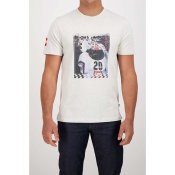 Vêtements Homme T-shirts manches courtes 24H Le Mans TEE SHIRT TSM10-002 HEATHER ECRU Ecru