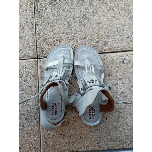 Chaussures Femme Sandales et Nu-pieds Airstep / A.S.98 AS 98 Sandales grises Argenté
