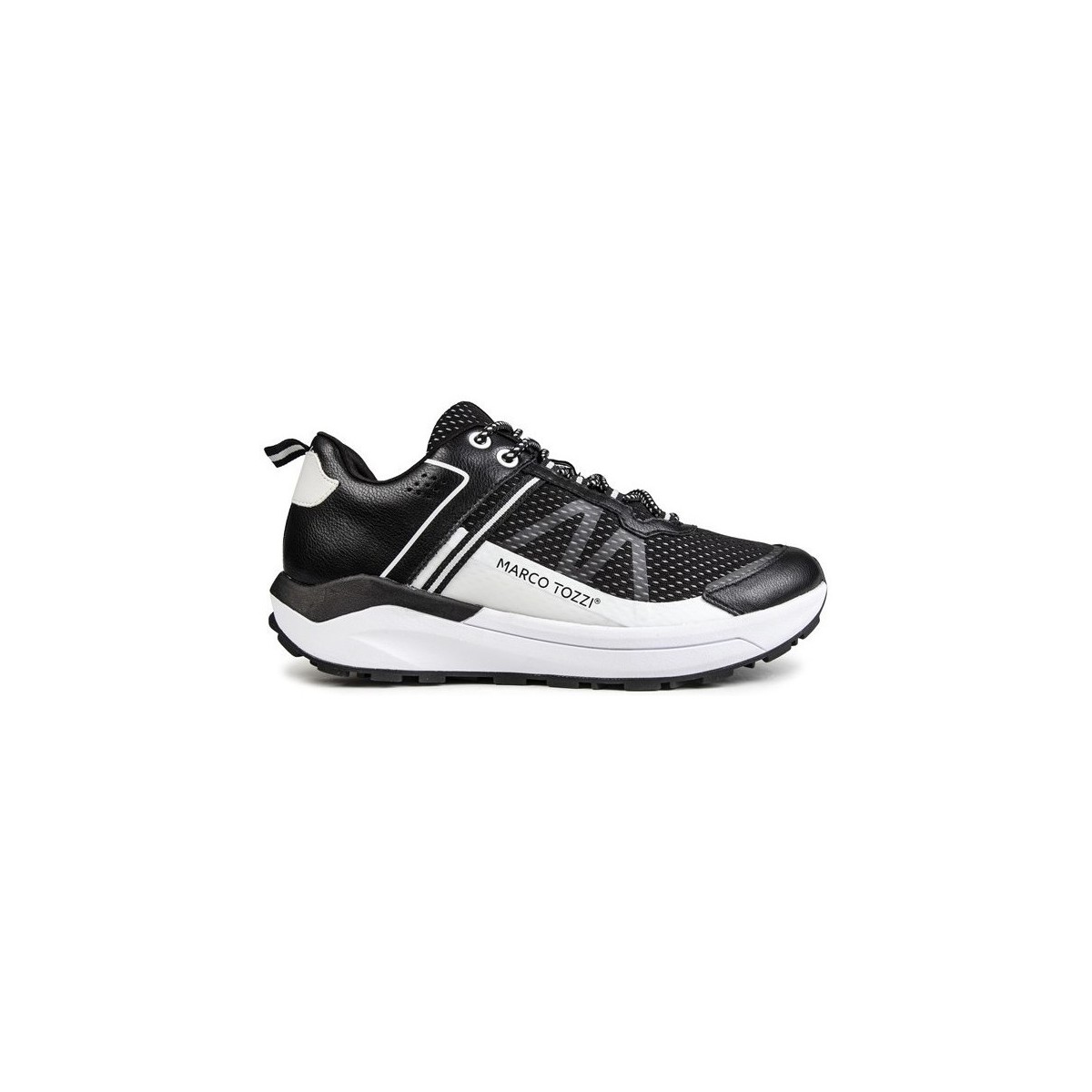 Chaussures Femme Fitness / Training Marco Tozzi 23752 Baskets Style Course Noir