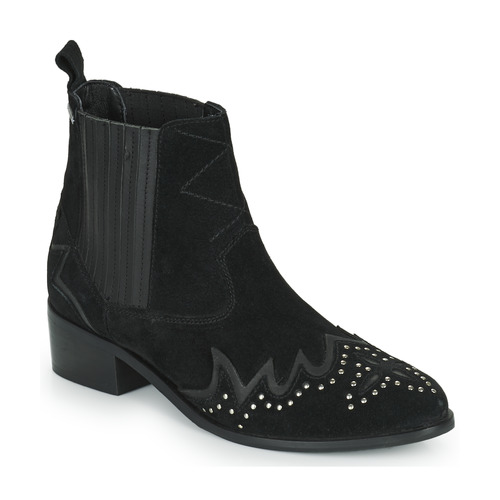 Chaussures Femme Boots Pepe Kenzo jeans CHISWICK LESSY Noir