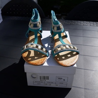 Chaussures Femme Sandales et Nu-pieds Super Mode sandales Bleu