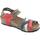 Chaussures Femme Sandales et Nu-pieds Sabatini 4008 Crazy Multicolor Rosso Multicolore
