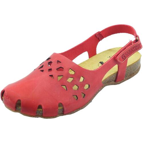 Chaussures Femme Sandales et Nu-pieds Sabatini 4608 Crazy Rosso Rouge