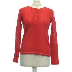Vêtements Femme Tops / Blouses Bensimon Top Manches Longues  34 - T0 - Xs Rouge