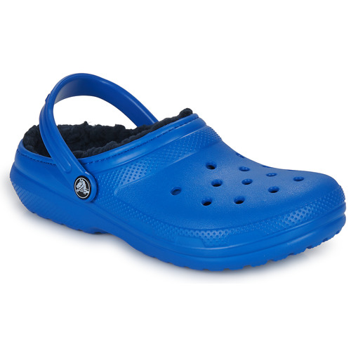 Chaussures Garçon Sabots Vote Crocs CLASSIC LINED CLOG K Bleu