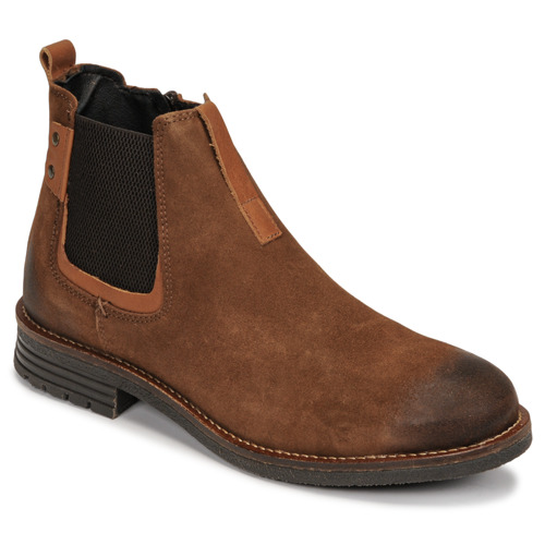 Chaussures Homme Boots Casual Attitude COOLAI Camel