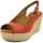 Chaussures Femme Sandales et Nu-pieds Raquel Perez Femme Chaussures, Sandales, Cuir, Plateau-17244 Rouge