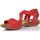 Chaussures Femme Sandales et Nu-pieds Interbios BASKETS  4483 Rouge