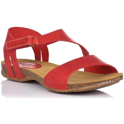 Chaussures Femme Via Roma 15 Interbios BASKETS  4483 Rouge