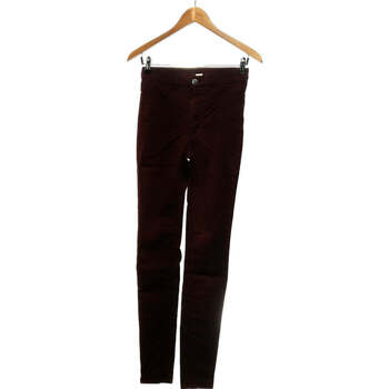 Vêtements Femme Pantalons H&M Pantalon Slim Femme  36 - T1 - S Rouge