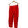 Vêtements Femme Pantalons Promod pantalon slim femme  36 - T1 - S Rouge Rouge