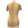 Vêtements Femme T-shirts & Polos Zara top manches courtes  34 - T0 - XS Beige Beige