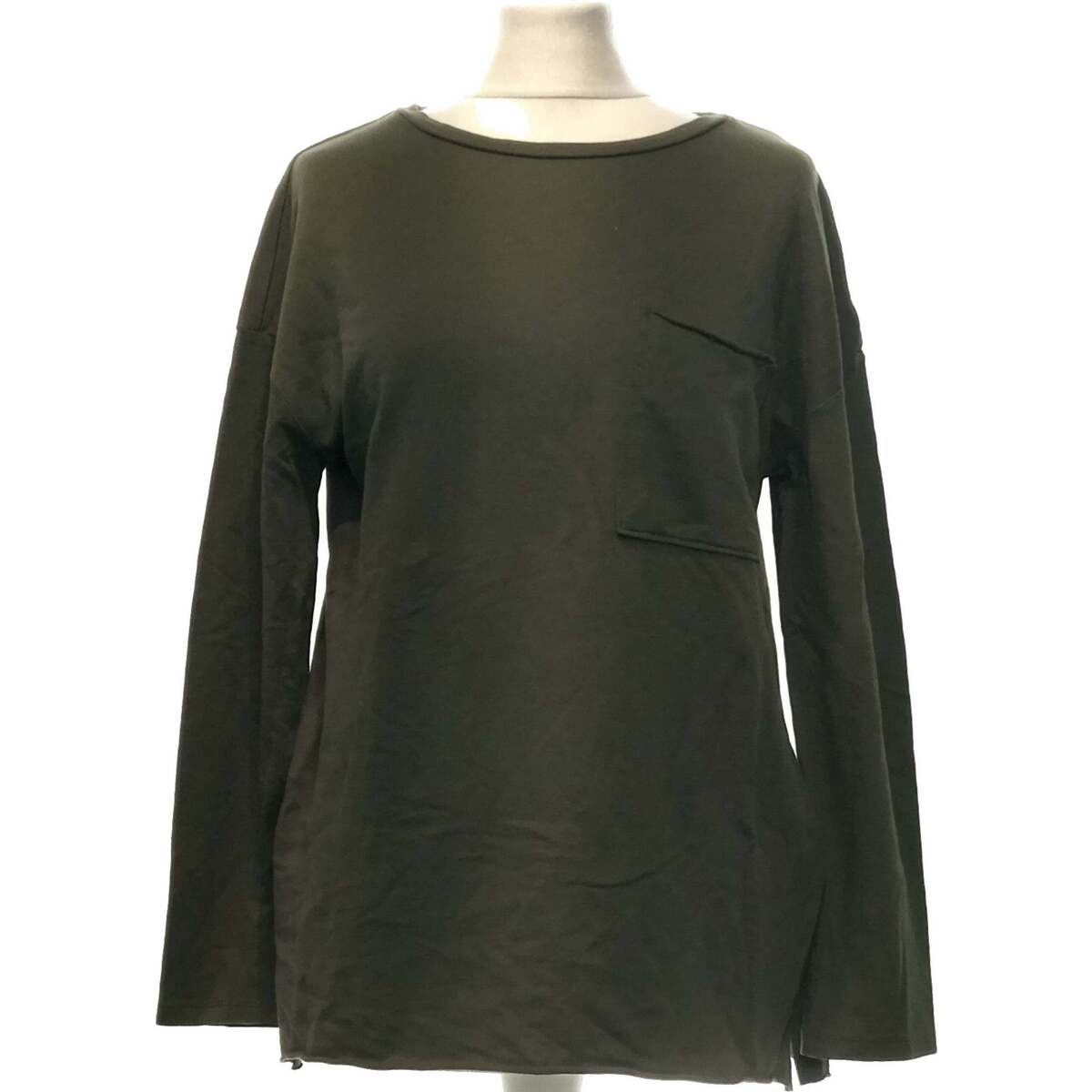 Vêtements Femme T-shirts Valentino & Polos Zara top manches longues  36 - T1 - S Vert Vert