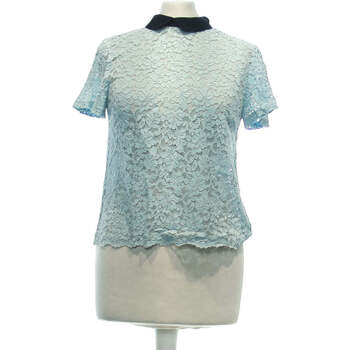 Vêtements Femme T-shirts & Polos Zara top manches courtes  36 - T1 - S Bleu Bleu