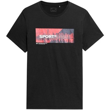 Vêtements Homme T-shirts manches courtes 4F TSM019 Noir