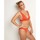 Vêtements Femme Maillots de bain 2 pièces Brigitte Bardot Haut de maillot triangle orange Amour Orange