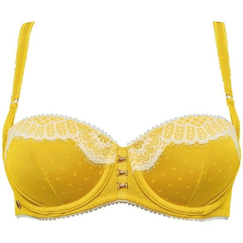 Sous-vêtements Femme Rembourrés Brigitte Bardot Soutien-gorge ampliforme coque moulée jaune Delice Jaune