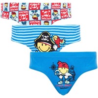 Sous-vêtements Garçon Boxers Smiley Lot de 3 slips Boy Little Pirate by multicolore