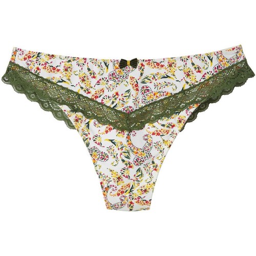 Sous-vêtements Femme Culottes & autres bas Femme | Tanga vert Eole - EY64216