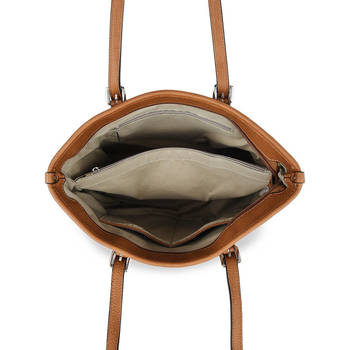 Miniprix sac porté épaule Grained GRAINED 061-000F2531 Marron