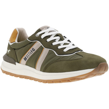 Chaussures Homme Baskets mode Mustang Baskets basses Vert olive