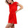 Vêtements Femme Robes Admas Robe estivale manches courtes Fleur D'Eté Rouge