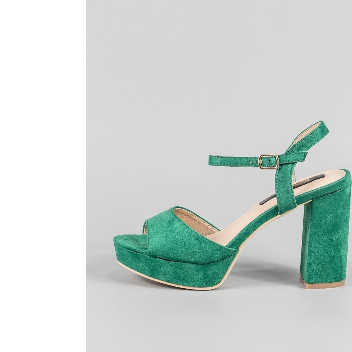 Chaussures Femme Sandales et Nu-pieds Keslem Sandalias  en color verde para señora Vert