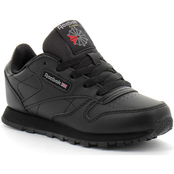 Chaussures Enfant Baskets mode Reebok Sport classic leather - enfants Noir