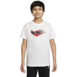 Vêtements Enfant T-shirts manches courtes cent Nike T-shirt Sportswear blanc