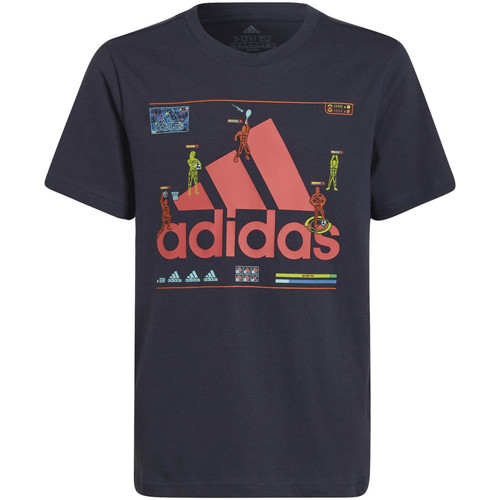 Vêtements Enfant T-shirts manches courtes adidas PureBoost Originals T-shirt Gaming Graphic Bleu
