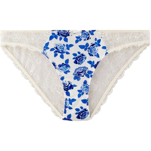 Sous-vêtements Femme Culottes & autres bas Femme | Culotte blanc/bleu Gabriella - LI15338