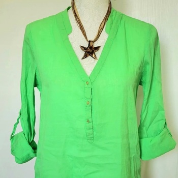 Vêtements Femme Tuniques Zara Tunique d'été vert pomme Vert