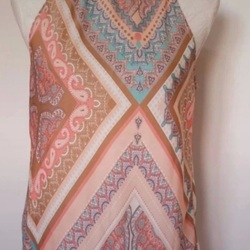 Vêtements Femme Tops / Blouses Promod Top asymétrique à motifs Multicolore