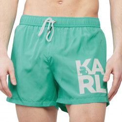 Vêtements Maillots / Shorts de bain Karl Lagerfeld short de bain  Turquoise KLMBS08 - S Bleu