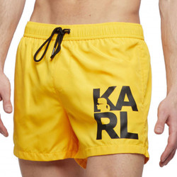 Vêtements Shorts / Bermudas Karl Lagerfeld short de bain  jaune KLMBS08 Jaune