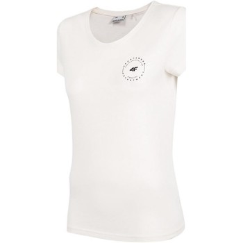 Vêtements Femme T-shirts manches courtes 4F TSD033 Blanc