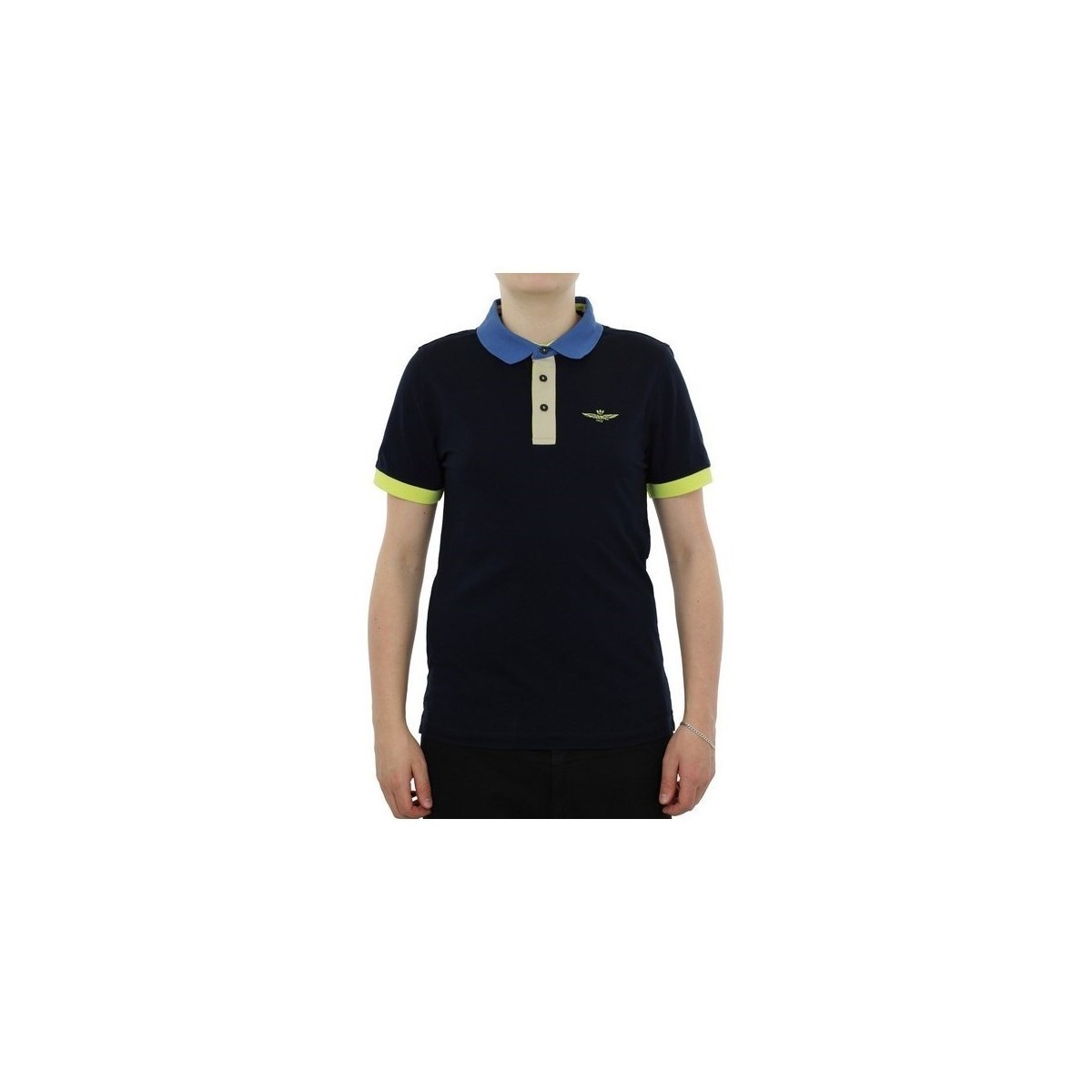 Vêtements Homme T-shirts manches courtes Aeronautica Militare PO1601P20808323 Noir