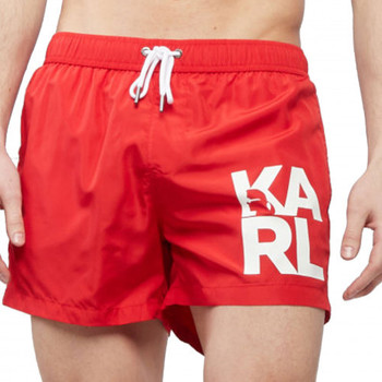 Vêtements Maillots / Shorts de bain Karl Lagerfeld short de bain  Rouge KLMBS08 - S Rouge