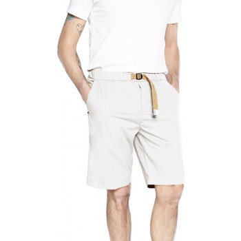 Vêtements Homme Jeans White Sand Chino Court Avec Cordon Blanc Blanc