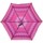 Sacs Femme Sacs porté main Lollipops Parapluie pliant  - Déco lézard - Rose Multicolore
