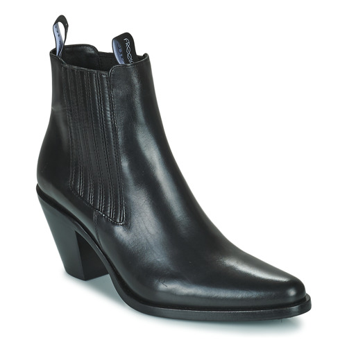 Chaussures Femme Boots Freelance JANE 7 CHELSEA BOOT kijkje Noir