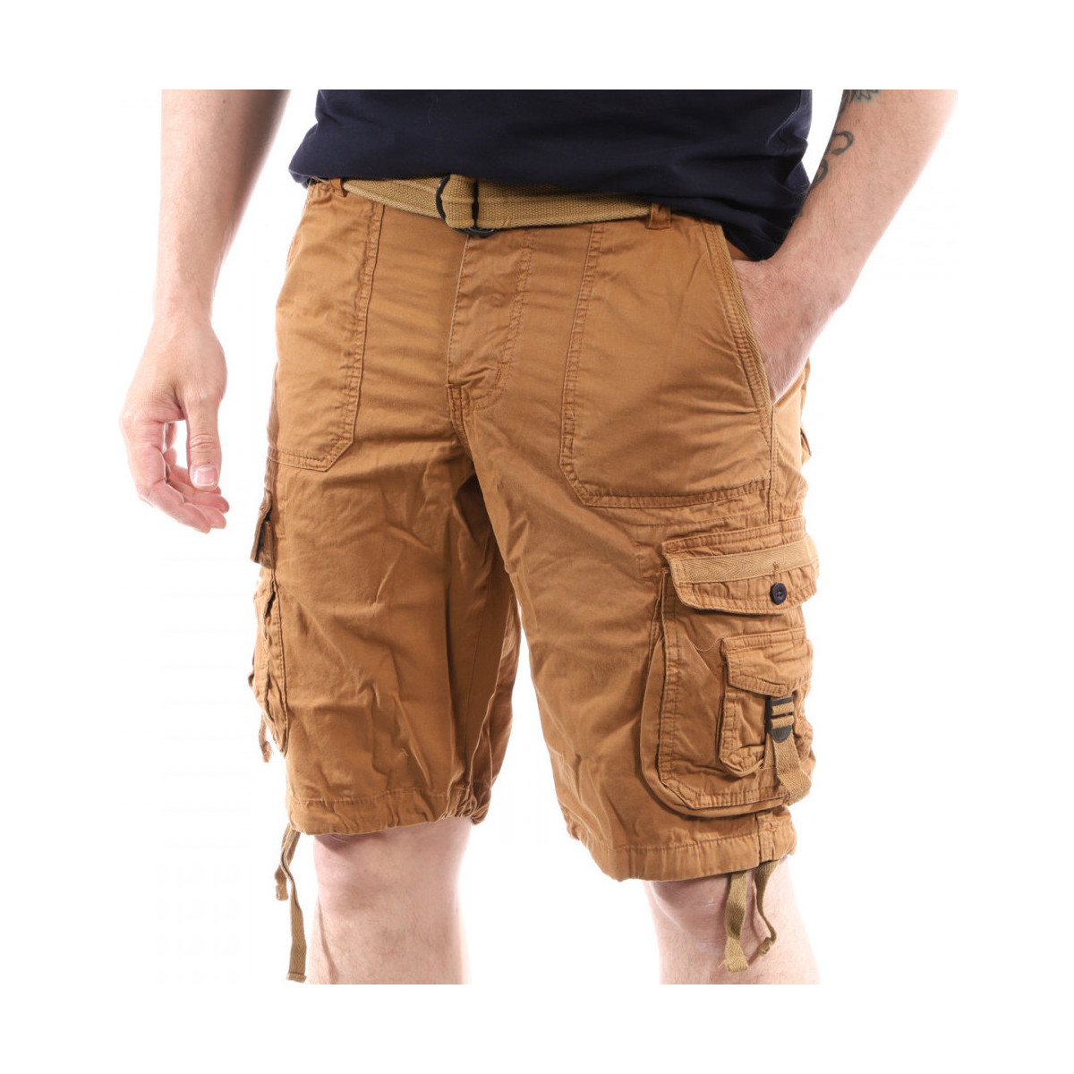 Vêtements Homme Shorts / Bermudas Deeluxe Short Marron