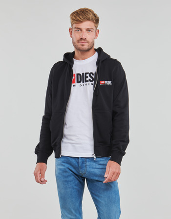 Vêtements Homme Sweats Diesel S-GINN-HOOD-ZIP-DIV Noir