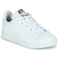 Chaussures Enfant Baskets basses adidas Originals STAN SMITH C Blanc / Bleu