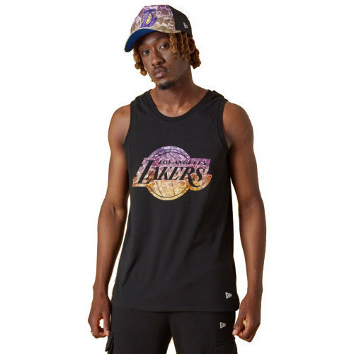 Vêtements Débardeurs / T-shirts sans manche New-Era Débardeur Los Angeles Lakers noir 13083894 Noir